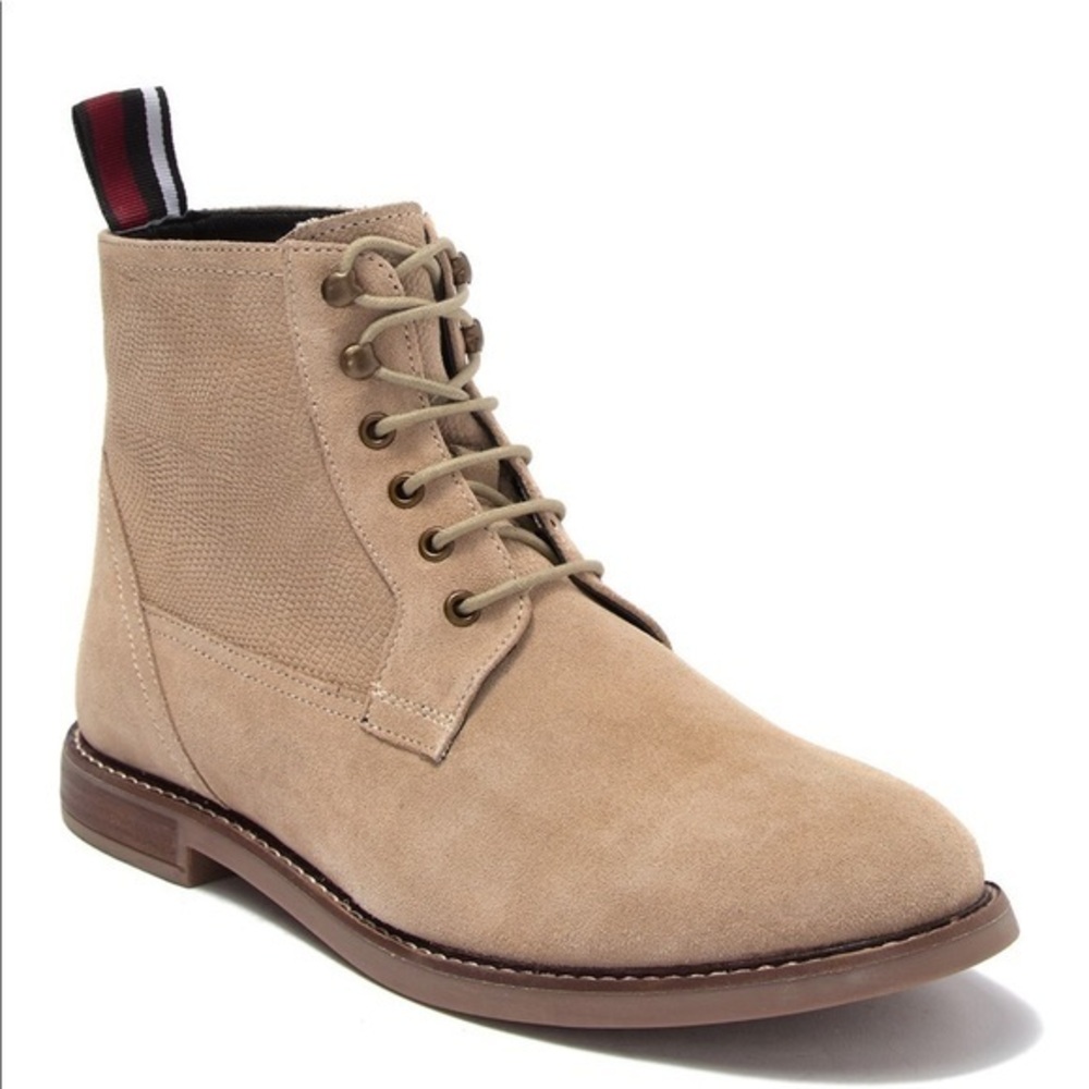 NIB Brent Sand Suede Plain Toe Boots in size 13